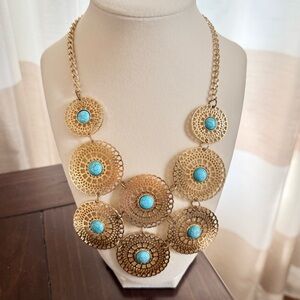 Gold Medallion Necklace